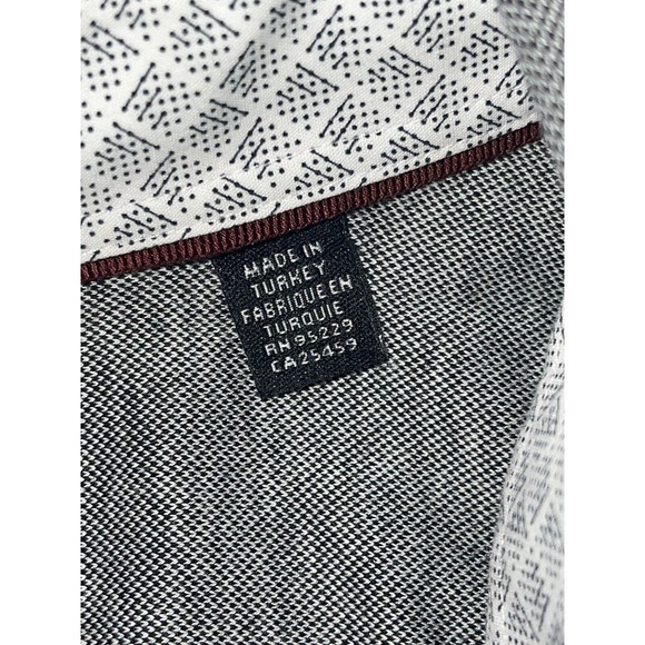 Ted Baker London Timothy Shirt Black Gray Cotton Jersey Flip Cuff Men’s 5 - Picture 7 of 7